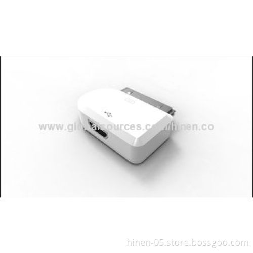 Dock Connector to Micro USB Adapter for Apple,Connects Your Device to Computer for Efficient Syncing